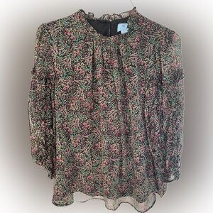 CeCe High Neck Blouse